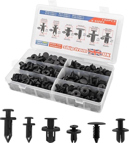 190pcs car fixing clip kit - 190pcs,