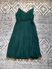 Asos Design Womens Formal Green Strap Dress Size 16