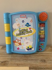 Little Tikes Talking Activity Book Musical Animals Objects ABC Alphabet Numbers