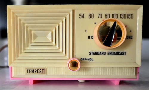 Vintage tempest valve radio - tempest,