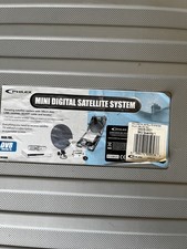 Tevion Digital Mini Satellite System for Caravan, RV: Receiver, Dish, Finder VGC