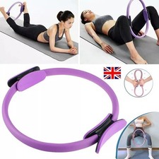 Pilates Ring Yoga Fitness Double Handled Exercise Circle Gym Resistance Wheel***
