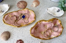 Set of Oyster Shell decoupage