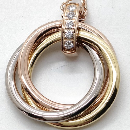 Cartier necklace trinity gold - cartier,