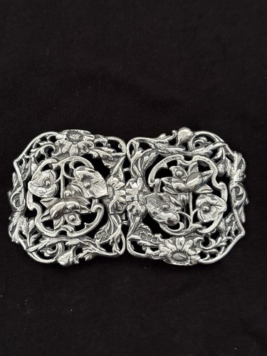 Silver nurses belt - belt, buckle