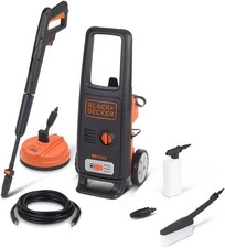 High Pressure Washer (1600 W, 125 bar, 420 l/h) Black +Decker 