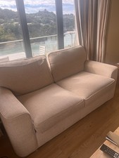 Fish Pools Two Seater Settee and Two Armchairs Good Condition Collection Only