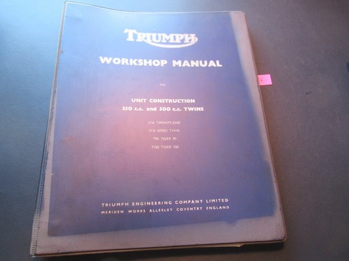 Triumph workshop manual 350 - manual,
