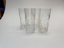 Set of 4 Lead Crystal Hiball Glasses – Elegant & Timeless Glassware