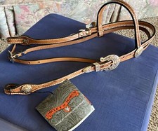 Circle Y Of Yoakum Silver Inlay Head Stahl, Rodeo, Horse Show, Equestrian, New