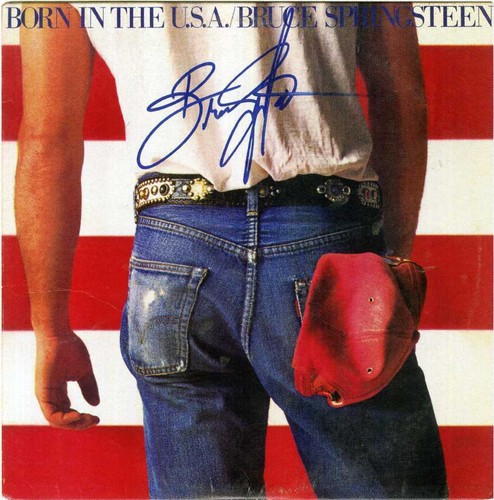 Bruce springsteen signed born - bruce,