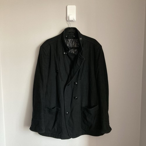 Pea coat mens jacket wool - jacket,