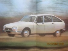 Citroen GS Brochures x2, early 1970s, GS 1220 & GS 1015 Saloons