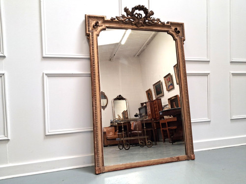 Antique french mirror c1880 - mirror,