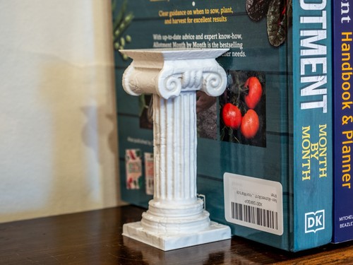 Ancient greek column bookends - greek,
