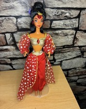 Vintage 1994 Mattel Disney Arabian Lights Princess Jasmine Doll dressed working