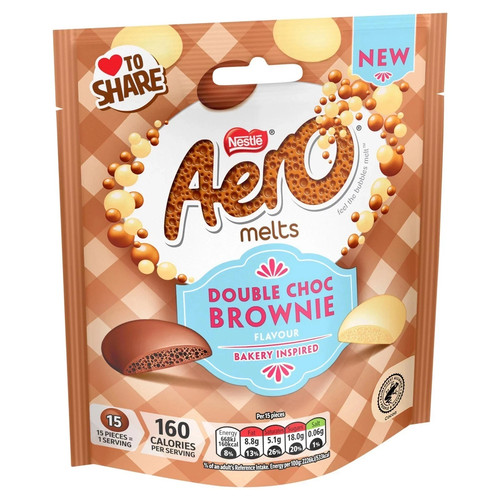 Aero melts double chocolate - aero,