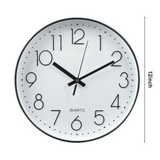 12" Wall Clock Silent Non