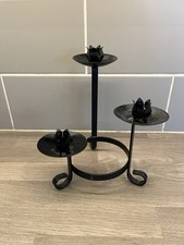 Wrought Iron 3 Tier Candle