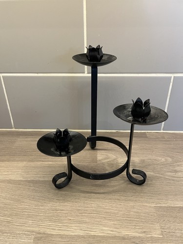 Wrought iron tier candle - tier,