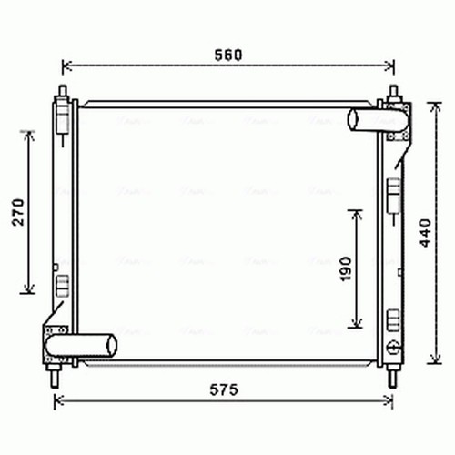 Radiator for nissan - for,