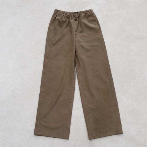 Zara women taupe corduroy - women, wide