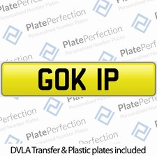 GOK 1P GO KIP CAMPER MOTORHOME CARTHAGO HYMER VW T5 T6 PRIVATE NUMBER PLATE REG