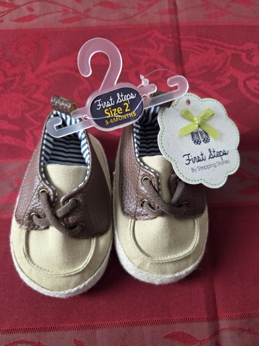 First steps baby boy canvas - steps,