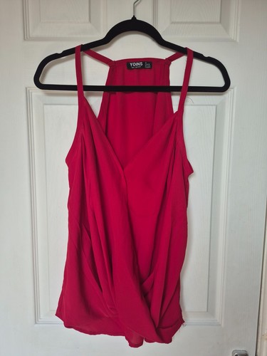 Yoins red bubble hem - yoins,