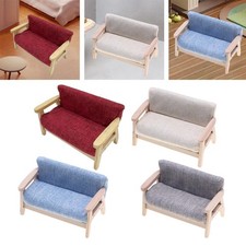 Miniature two-seater sofa at