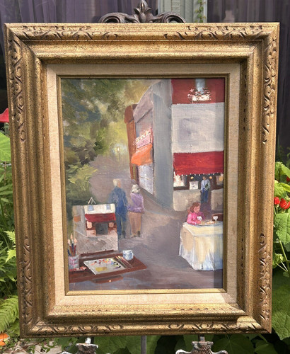 Original oil painting naive - oil, painting,