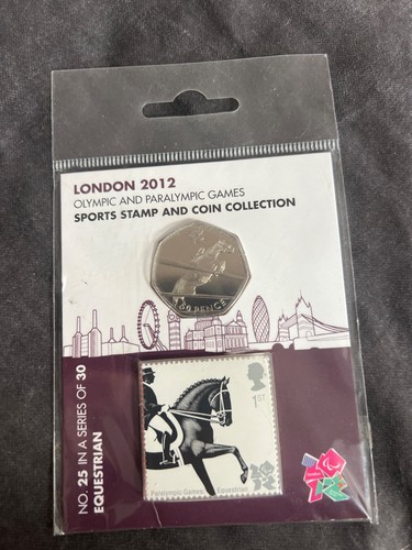 London 2012 olympic 50p coin - london,