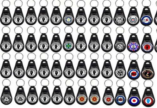 Northern soul mod keyring - northern,