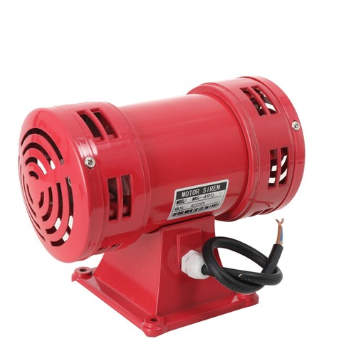 Motor driven siren continuous - driven,