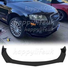 For AUDI A3 A4 A5 A6 A7 B8 S4 S5 Front Bumper Lip Spoiler Body Kit Splitter HL