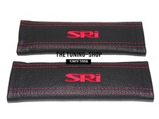 2x Seat Belt Covers Pads Black