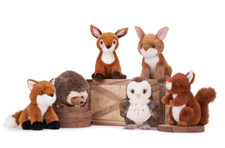 NEW 12" ECO EARTH WOODLAND FOREST SOFT TOY ANIMALS PLUSH