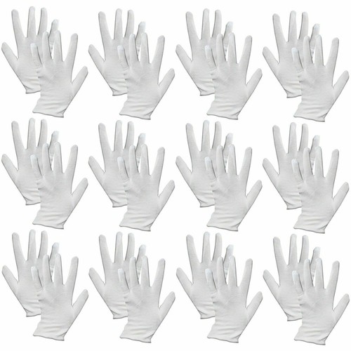 Pairs cotton white - 48, gloves