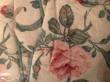 NIP Vintage Laura Ashley Padded Standard Pillow Sham Rosalind Pink Floral