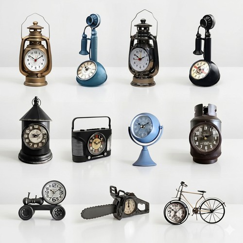 Decorative table clock battery - clock,