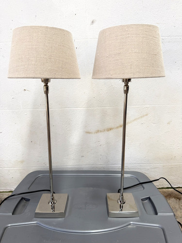Pair contemporary chrome - pair,
