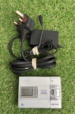 Sony MZ-R50 MiniDisc Recorder Silver - Tested Working MD Player (C137)