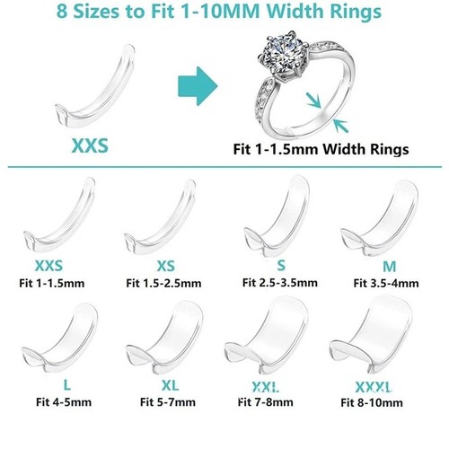 Invisible clear ring size - clear,
