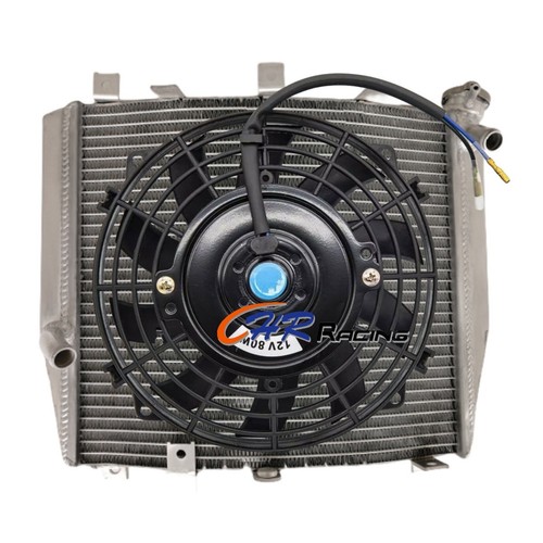 Aluminum radiator fan - aluminum, +
