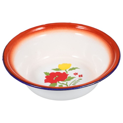 Antique enamel mixing - antique, bowl