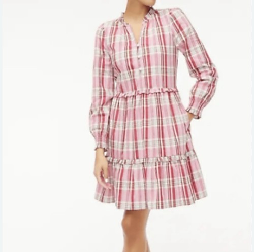 Crew nwt plaid - mini, dress