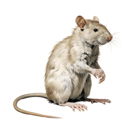 Sticker rat car - rat,