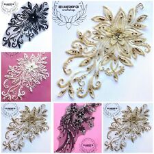 New Gorgeous 3D lace applique