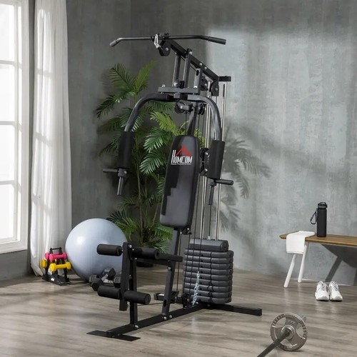 Homcom multi gym with weights - with,
