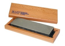 DMT W8X & W8F 8" Diamond Whetstones in Wood Box/Leather Sheath/Honing Paste etc